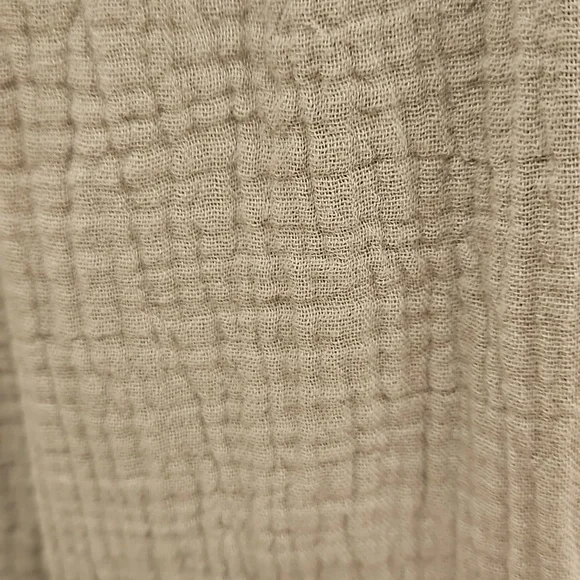 💕FRESH LAUNDRY💕 Gauze Flowy Dress ~ 100% Cotton Light Gray Small S NWOT - Picture 5 of 12